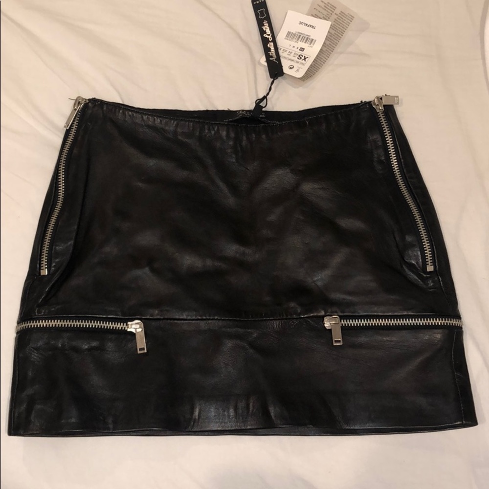 Leather Zara skirt